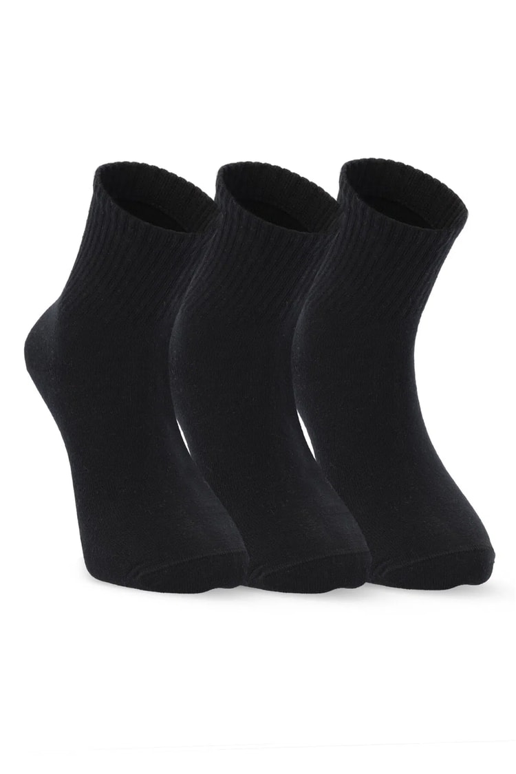 Slazenger SX16CE007-500 Jumpy Siyah 3'Lü Çorap