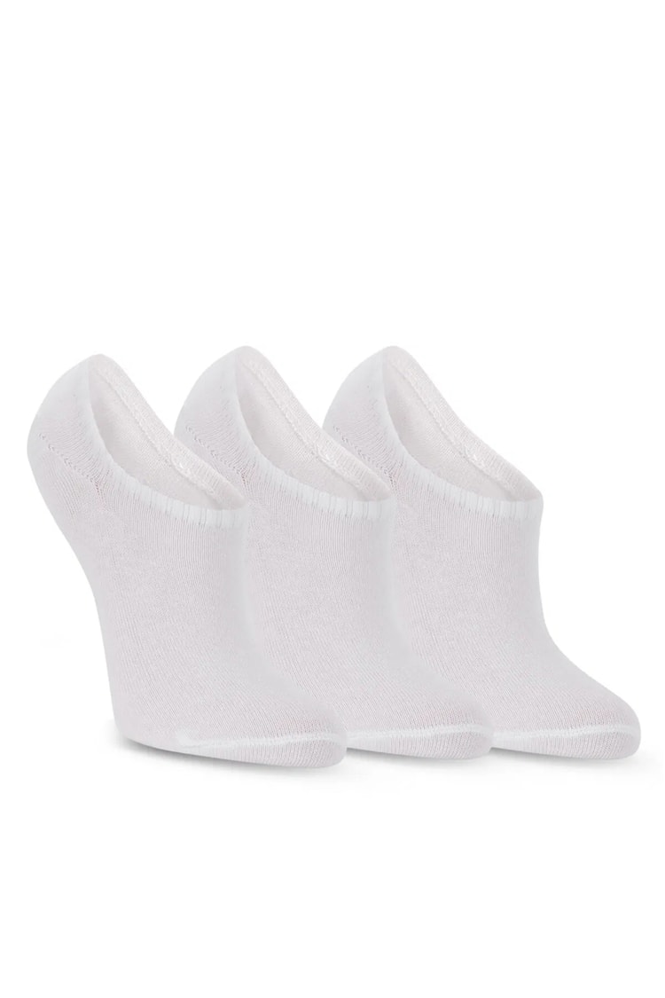 Slazenger SX16CK003-000 Jasira Beyaz 3'Lü Çorap
