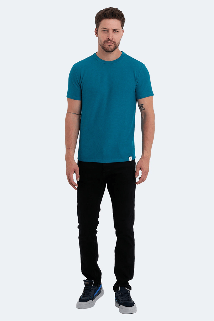 Slazenger Velvel Petrol Erkek T-Shırt