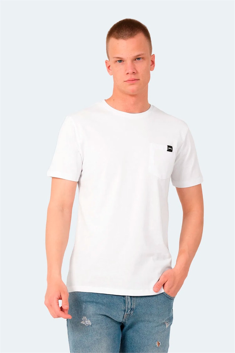 Slazenger Vesela Beyaz Erkek T-Shırt