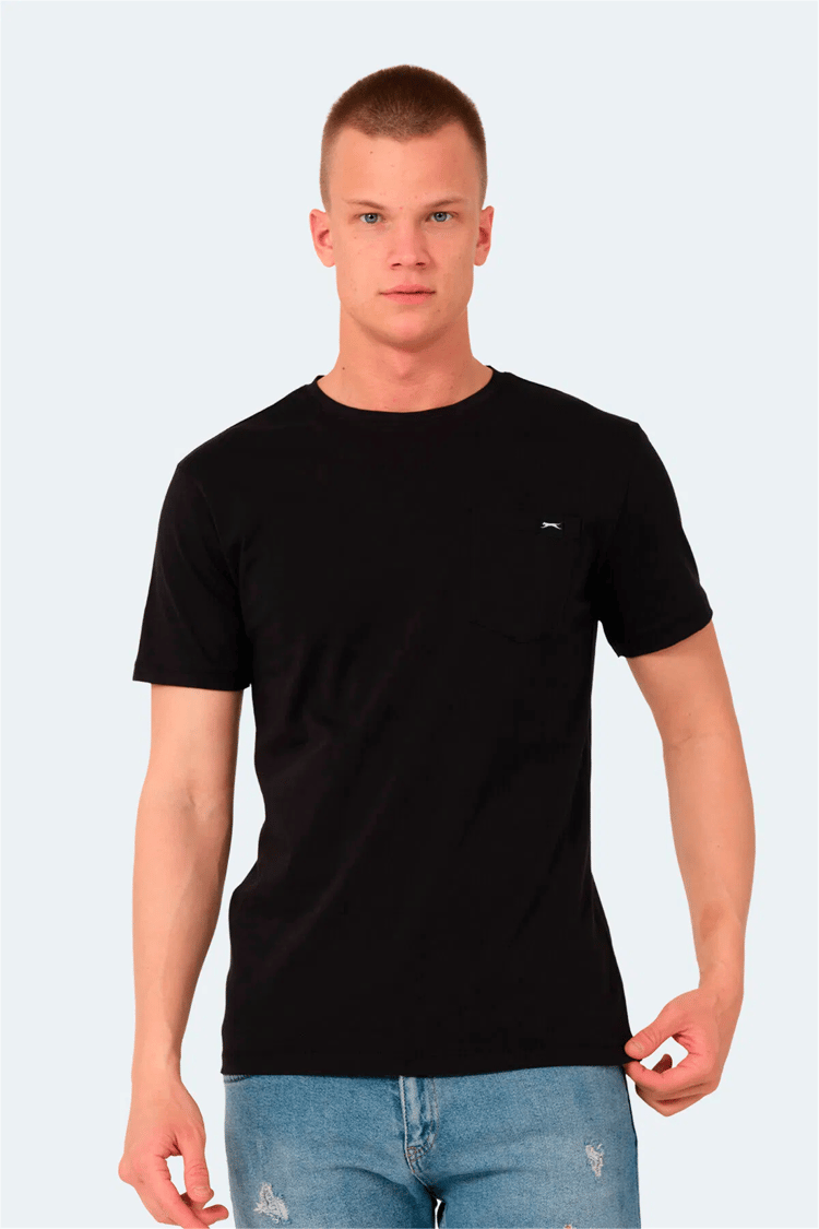 Slazenger Vesela Sıyah Erkek T-Shırt