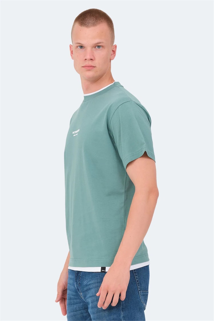 Slazenger Vrenı Su Yesılı Erkek T-Shırt