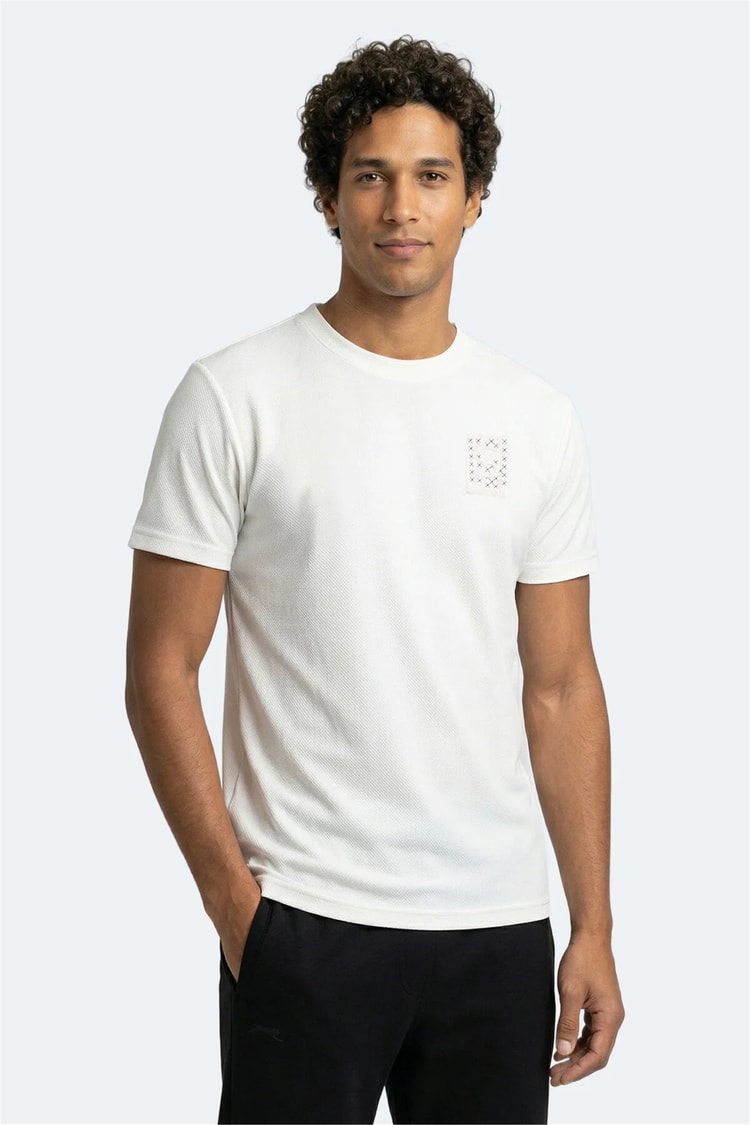 Slazenger Zegna Beyaz Erkek T-Shırt