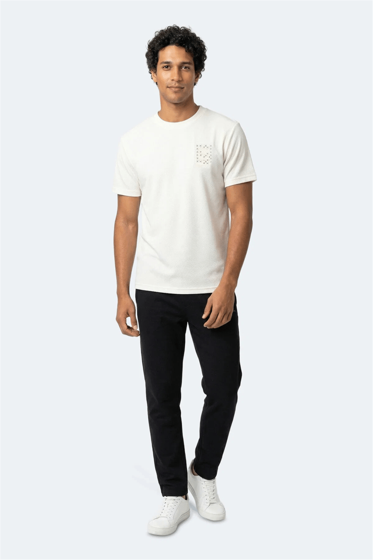 Slazenger Zegna Beyaz Erkek T-Shırt