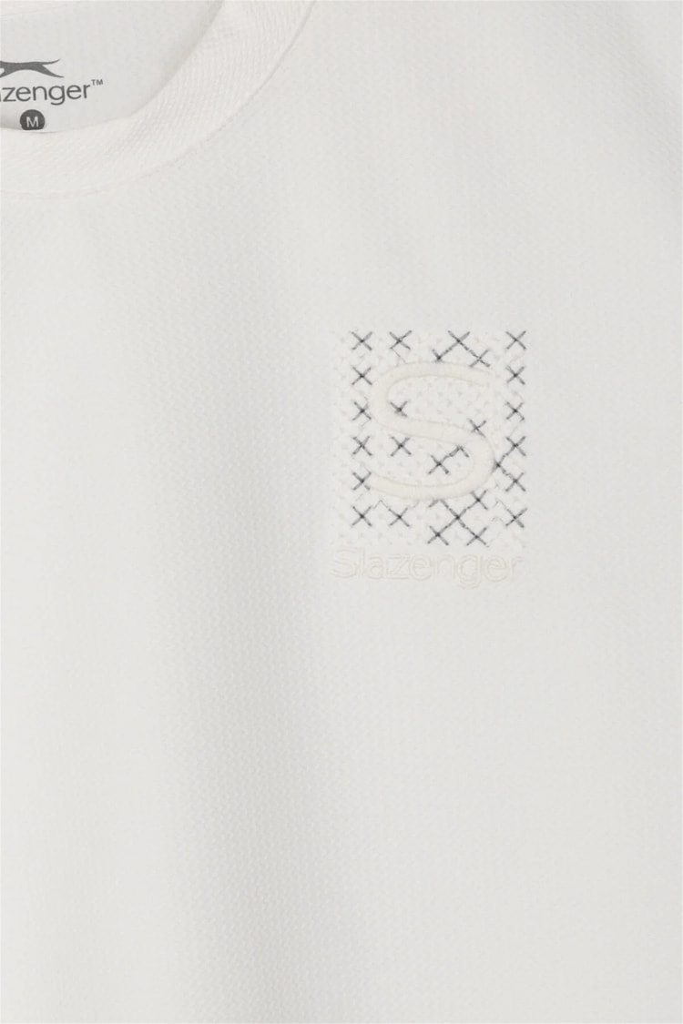 Slazenger Zegna Beyaz Erkek T-Shırt