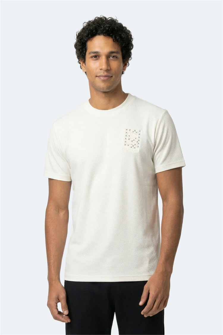 Slazenger Zegna Beyaz Erkek T-Shırt