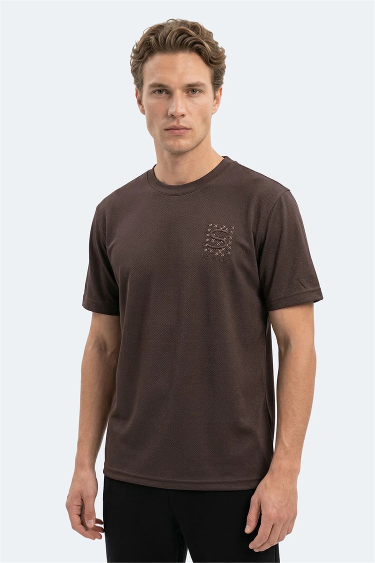 Slazenger Zegna Kahve Erkek T-Shırt