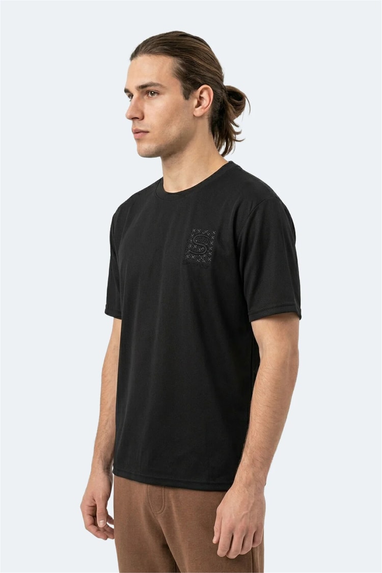 Slazenger Zegna Siyah Erkek T-Shırt
