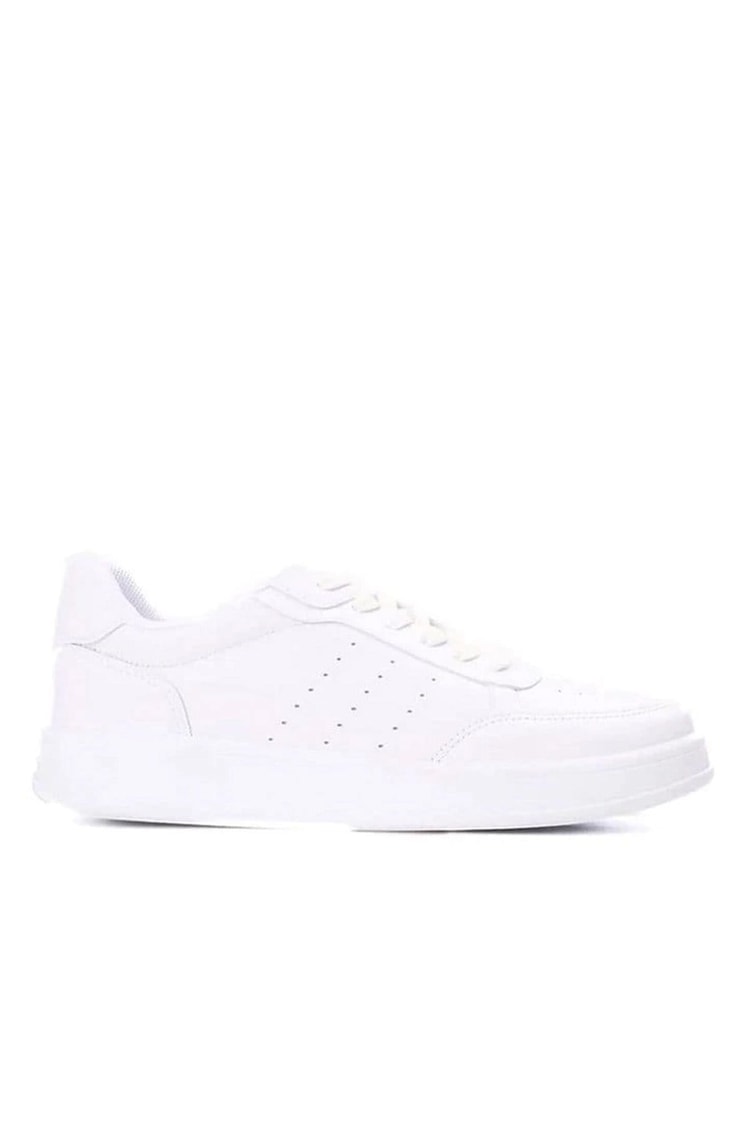 Sunflex 1011 Beyaz-Beyaz Grs Sneaker Ayakkabı