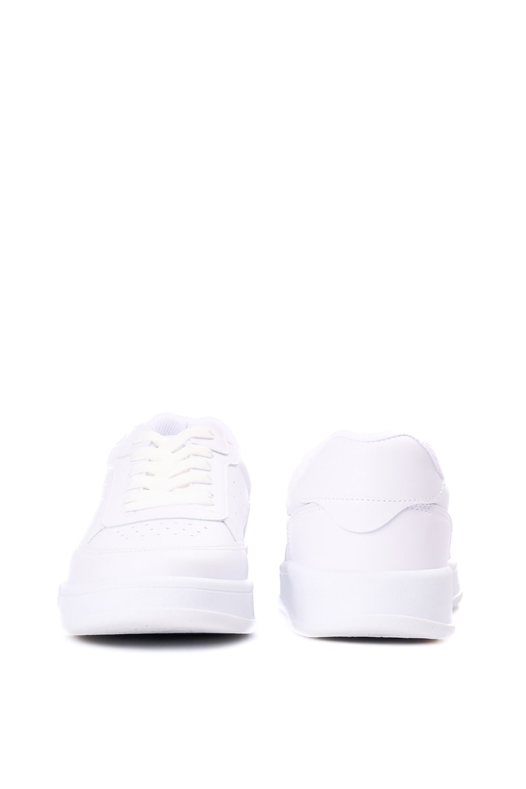 Sunflex 1011 Beyaz-Beyaz Grs Sneaker Ayakkabı