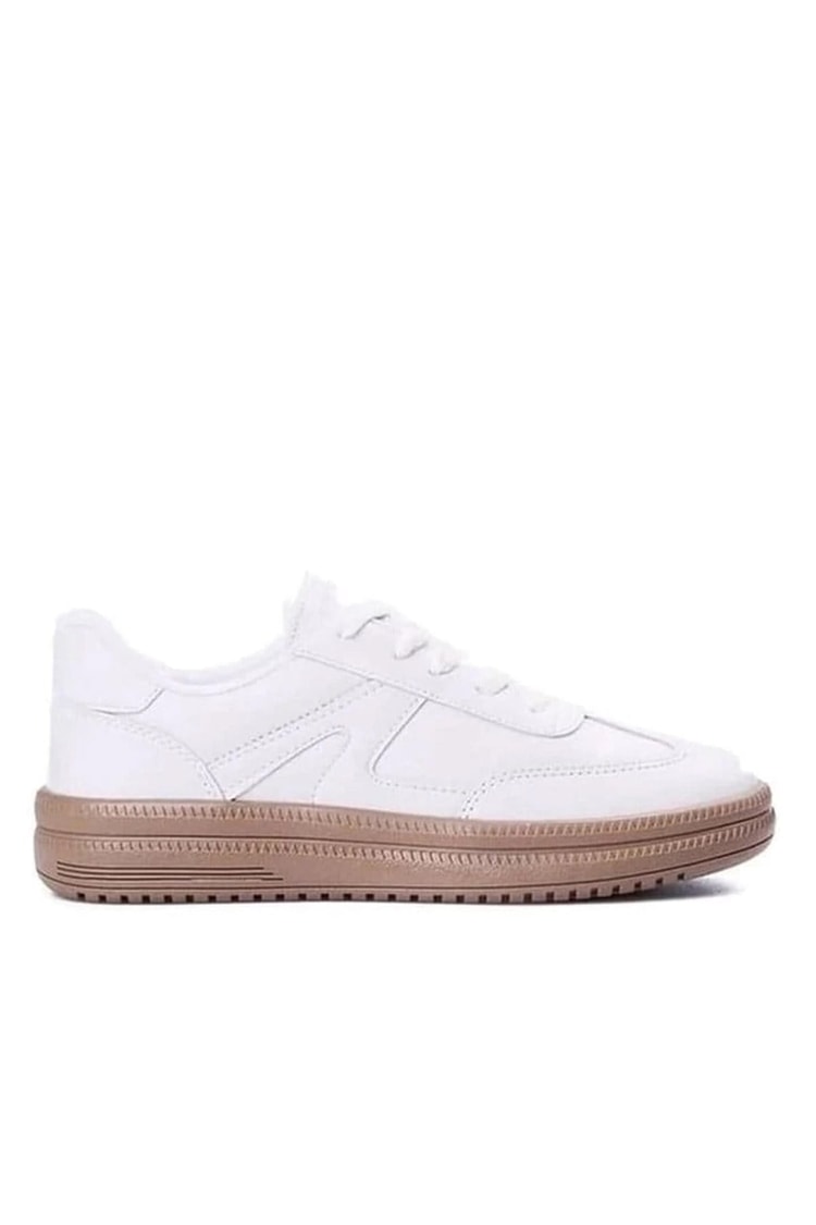 Sunflex 510 Beyaz-Beyaz Grs Sneaker Ayakkabı