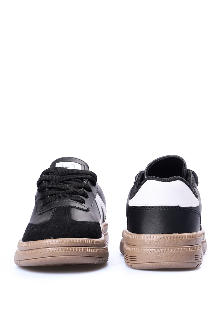 Sunflex 510 Sıyah-Beyaz Grs Sneaker Ayakkabı