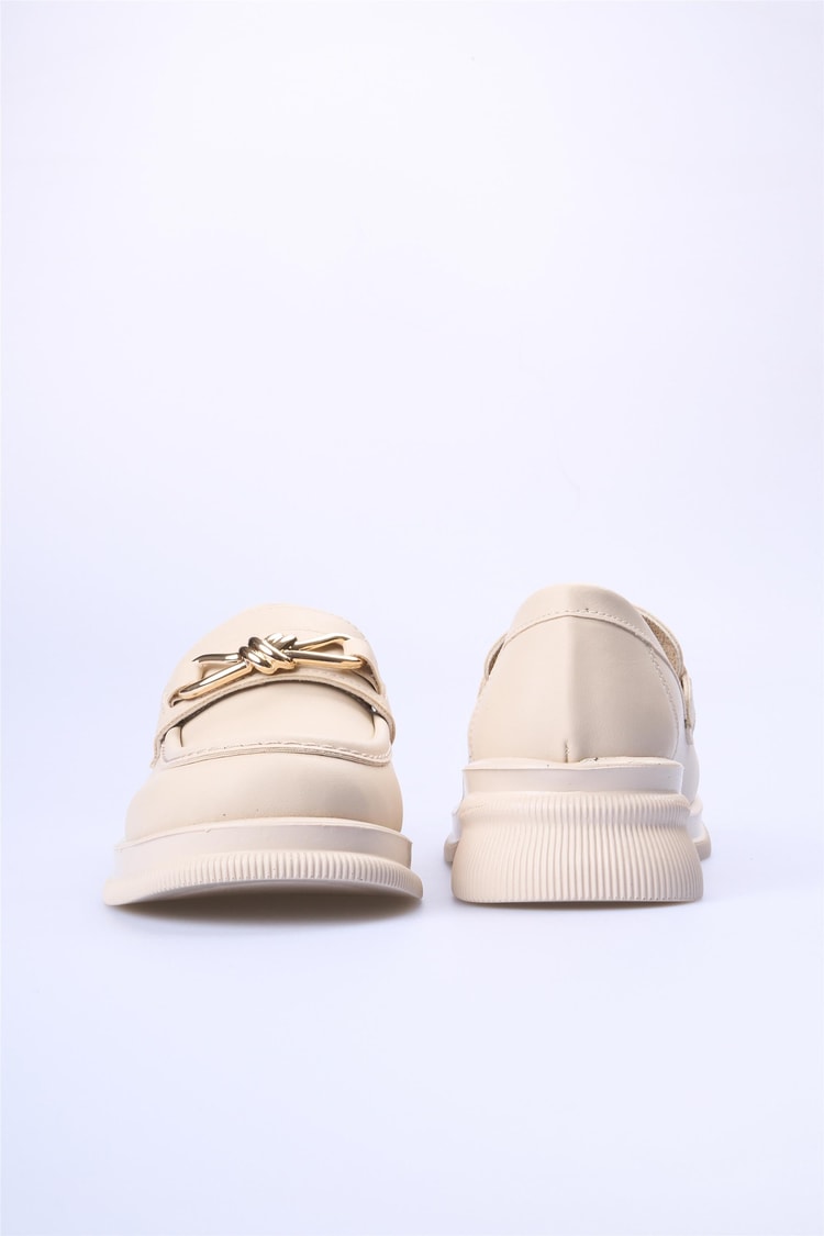 Swell Soft 02 181 Bej Kadın Loafer Ayakkabı