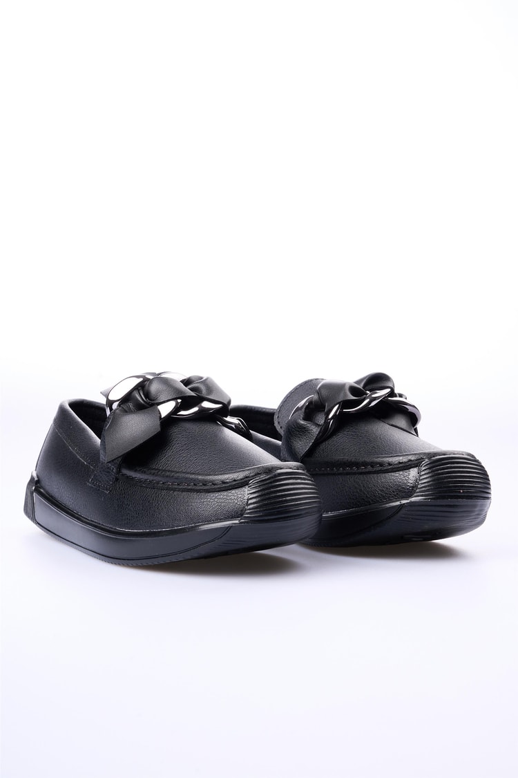 Swell Soft 02-57 Siyah Kadın Loafer Ayakkabı