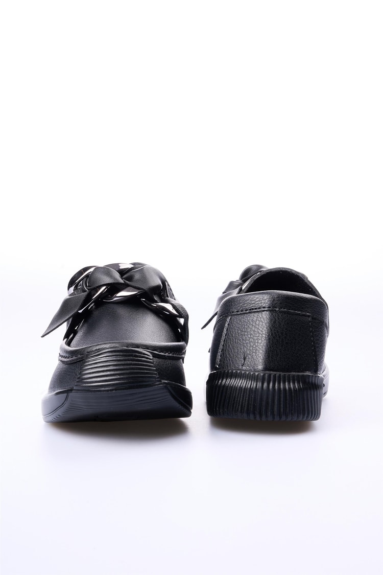 Swell Soft 02-57 Siyah Kadın Loafer Ayakkabı
