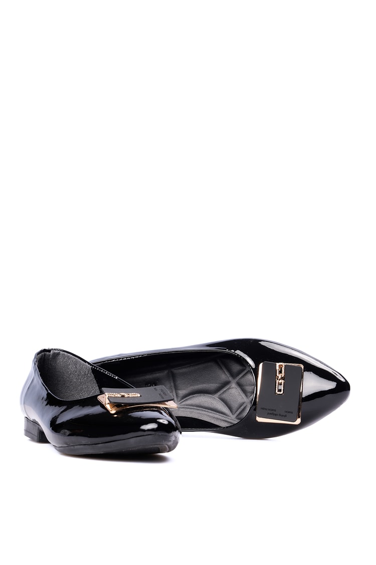 Swell Soft 04 121 Sıyah Rgn Bayan Babet Ayakkabı