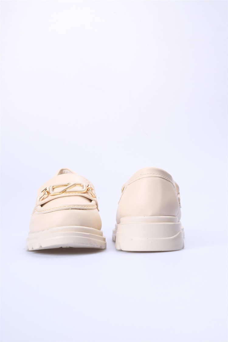 Swell Soft 19 506 Bej Kadın Loafer Ayakkabı