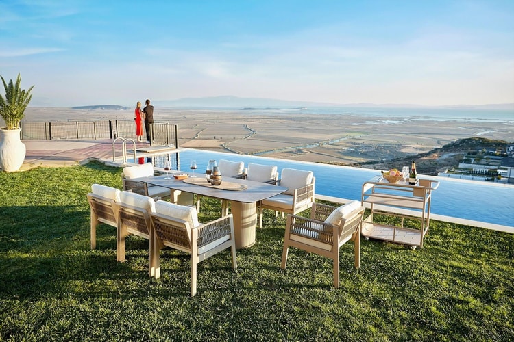 Toscana Seramik Tablalı Masa Takımı