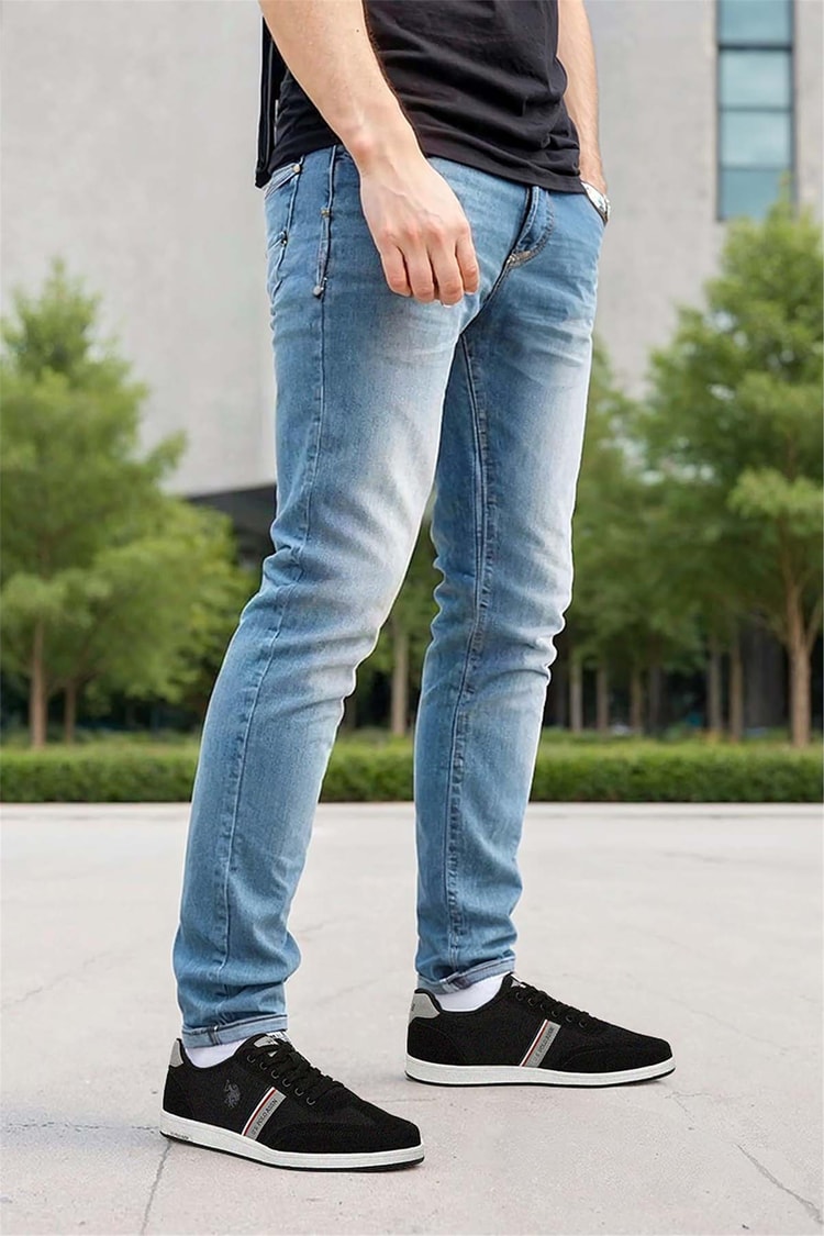 Us Polo 5M Kares 5Fx Sıyah Mrd Sneaker Ayakkabı