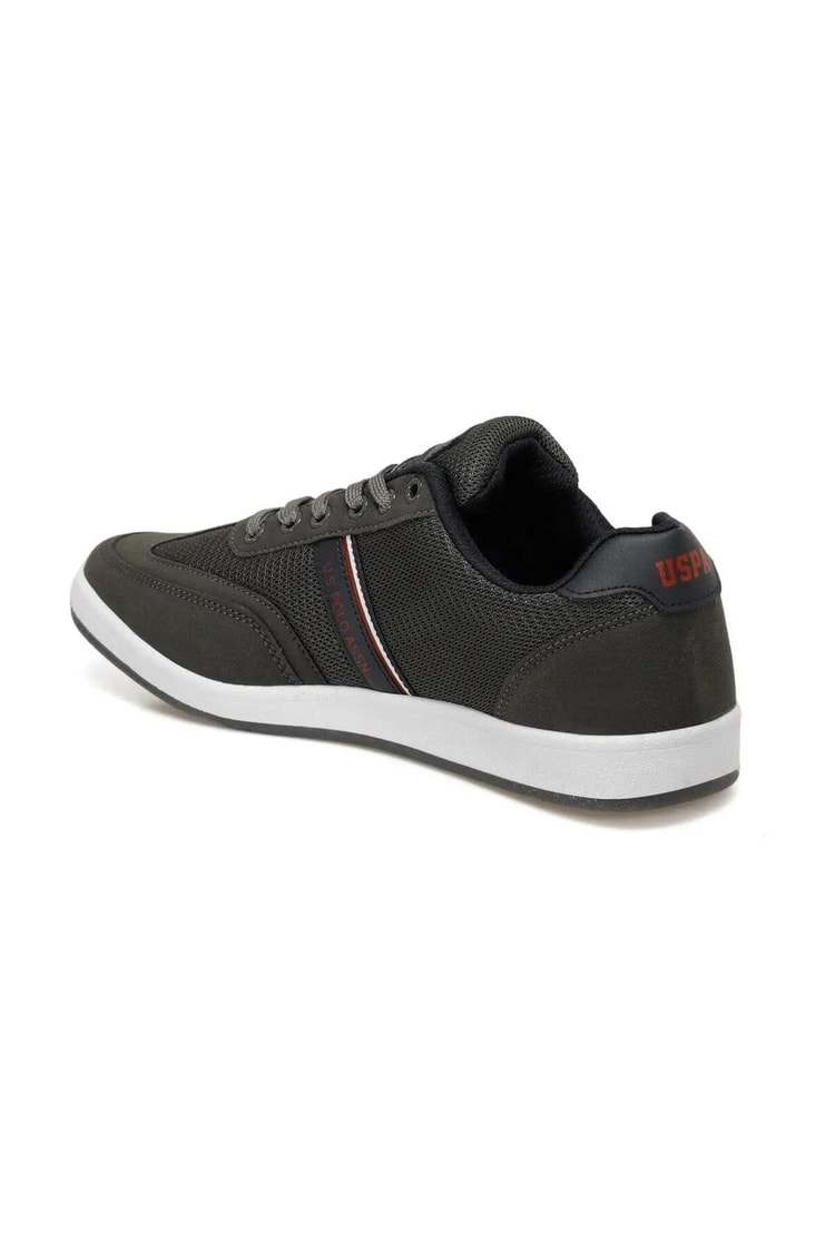 Us Polo A10150070610010 4M Kares 4Fx K Gri Erkek Sneaker Ayakkabı