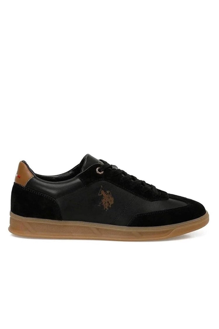 Us Polo A10202098212010 5W Kany 5Pr Sıyah Erkek Havuz Taban Sneaker Ayakkabı