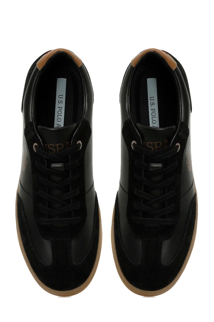 Us Polo A10202098212010 5W Kany 5Pr Sıyah Erkek Havuz Taban Sneaker Ayakkabı