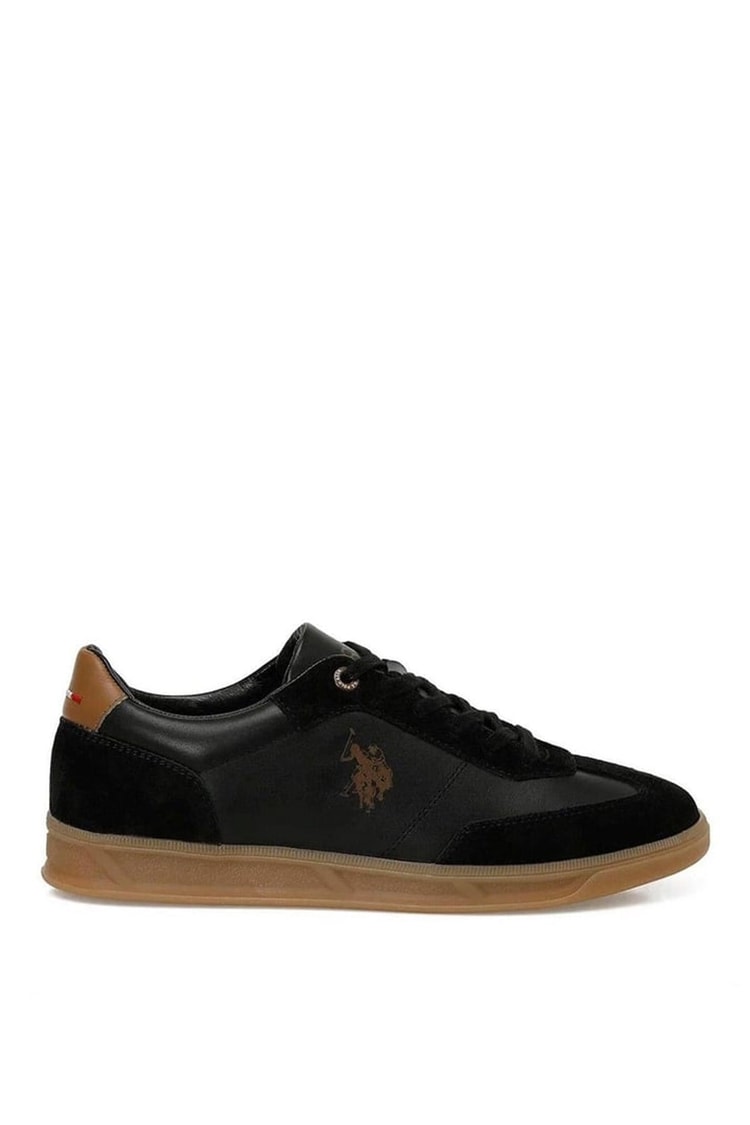Us Polo A10202098212010 5W Kany 5Pr Sıyah Erkek Havuz Taban Sneaker Ayakkabı