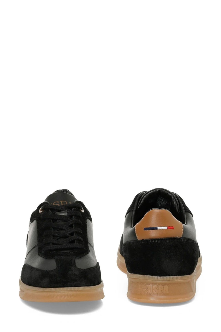 Us Polo A10202098212010 5W Kany 5Pr Sıyah Erkek Havuz Taban Sneaker Ayakkabı