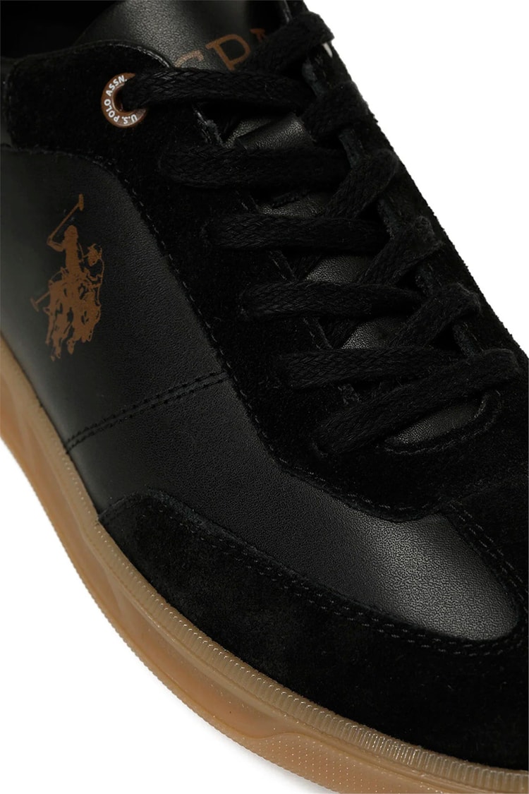 Us Polo A10202098212010 5W Kany 5Pr Sıyah Erkek Havuz Taban Sneaker Ayakkabı