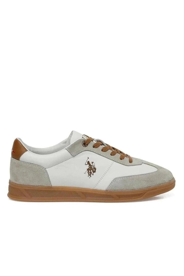 Us Polo A10202098612010 5W Kany 5Pr Beyaz Erkek Havuz Taban Sneaker Ayakkabı