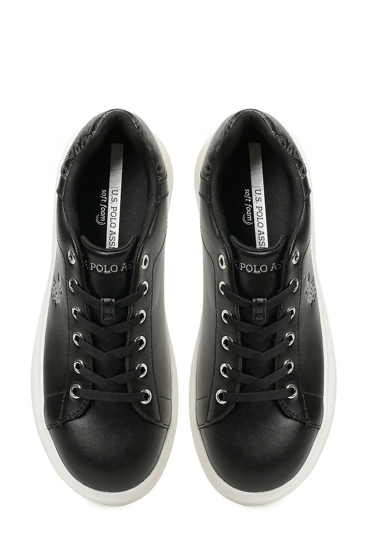Us Polo A10215781312010 6P Jessıca 6Fx Sıyah Kadın Havuz Taban Sneaker Ayakkabı