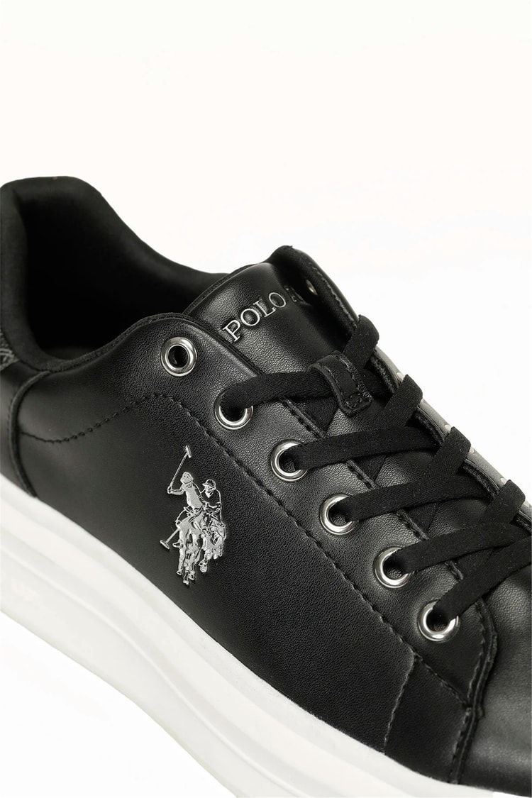 Us Polo A10215781312010 6P Jessıca 6Fx Sıyah Kadın Havuz Taban Sneaker Ayakkabı