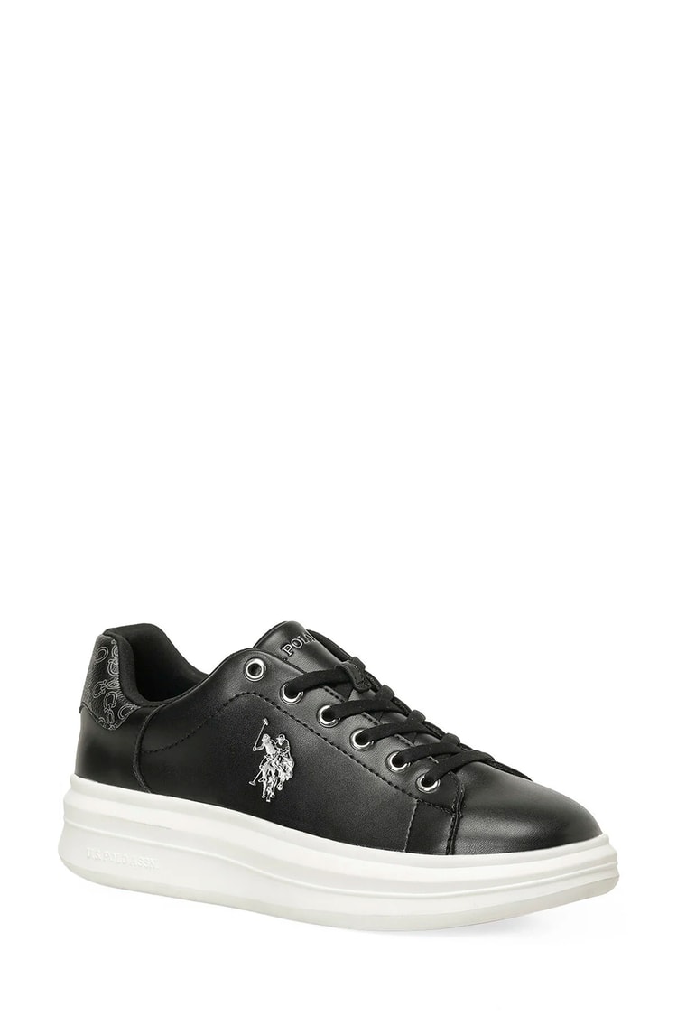 Us Polo A10215781312010 6P Jessıca 6Fx Sıyah Kadın Havuz Taban Sneaker Ayakkabı
