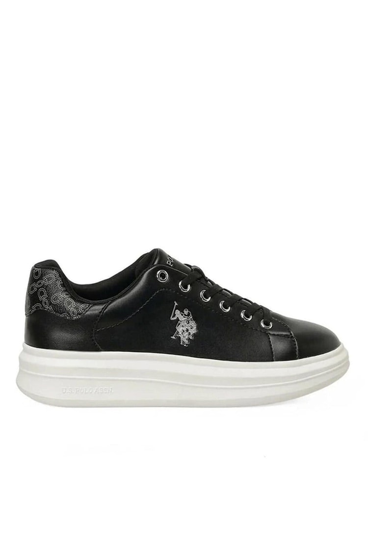 Us Polo A10215781312010 6P Jessıca 6Fx Sıyah Kadın Havuz Taban Sneaker Ayakkabı