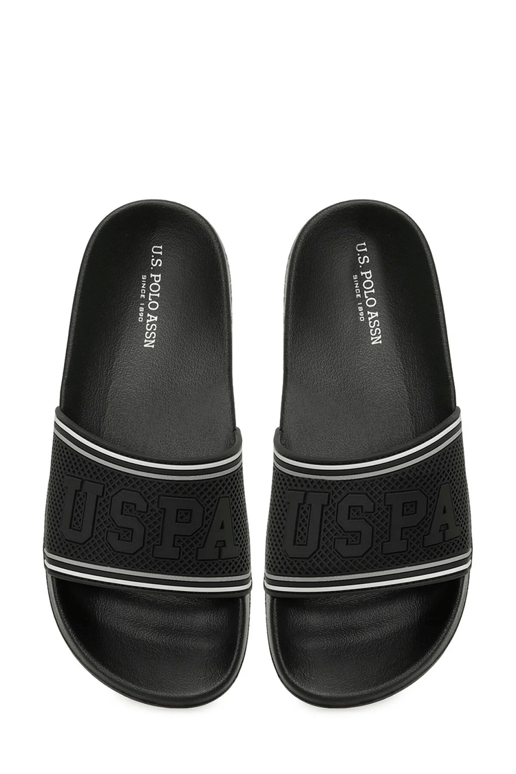 Us Polo A10225213112010 6M Nossa 6Fx Sıyah Erkek Terlık