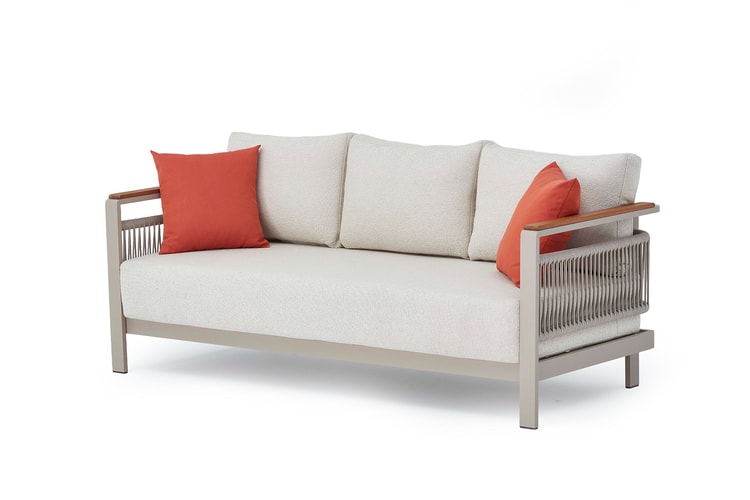 Venedik Plus Bahçe Balkon Oturma Grubu 3+1+1+Ahşap Sehpa