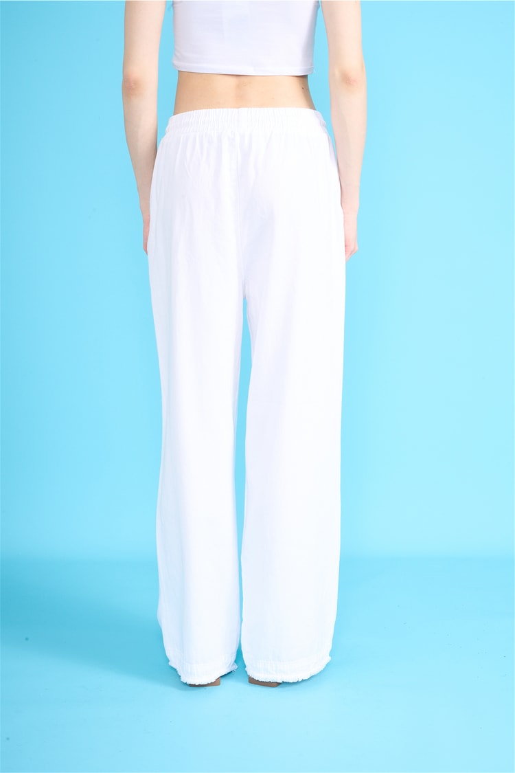 Volumex Y26 Z-233 Ekru Kadın Bol Gabardin Pantolon