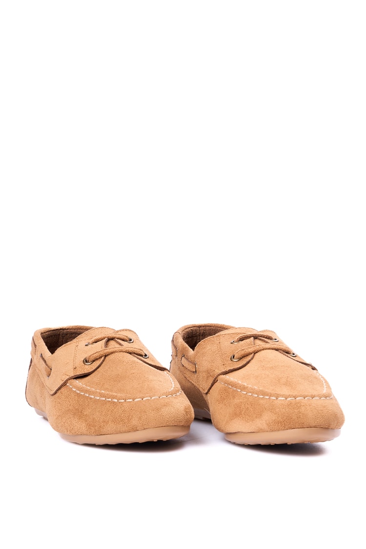 Whıte Lıne 188 300 Taba Suet Bayan Loafer Ayakkabı