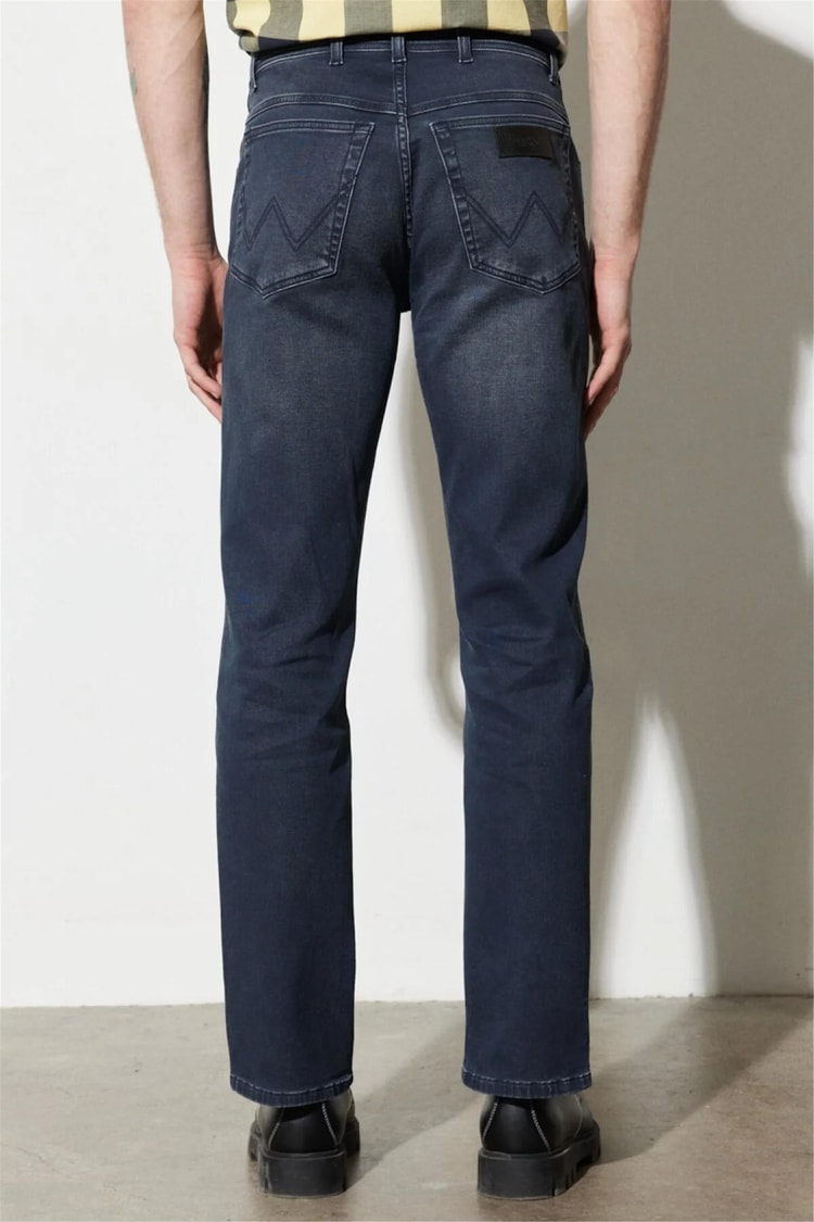 Wrangler W121026001 Texas 001 Black Erkek Authentıc Straıght Texas Jean  Pantolon