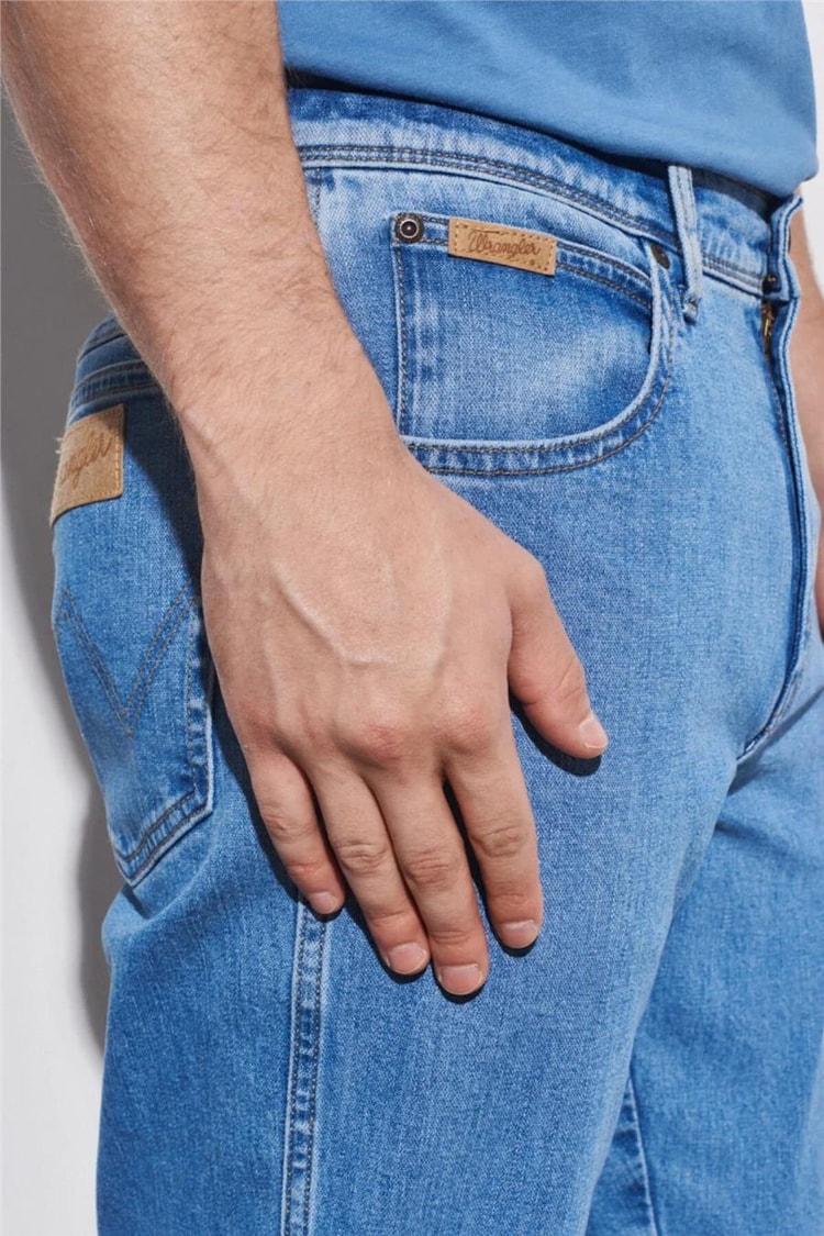Wrangler W121Hrz93 Good Shot Erkek Texas Denim Jean Pantolon