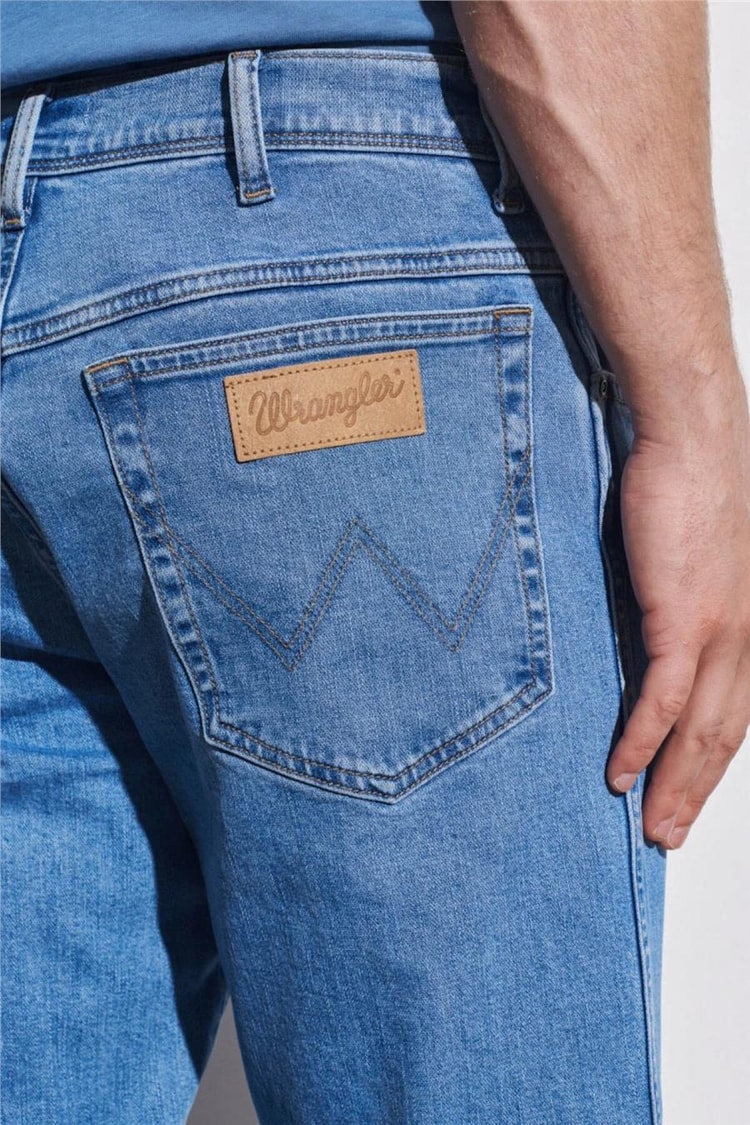 Wrangler W121Hrz93 Good Shot Erkek Texas Denim Jean Pantolon