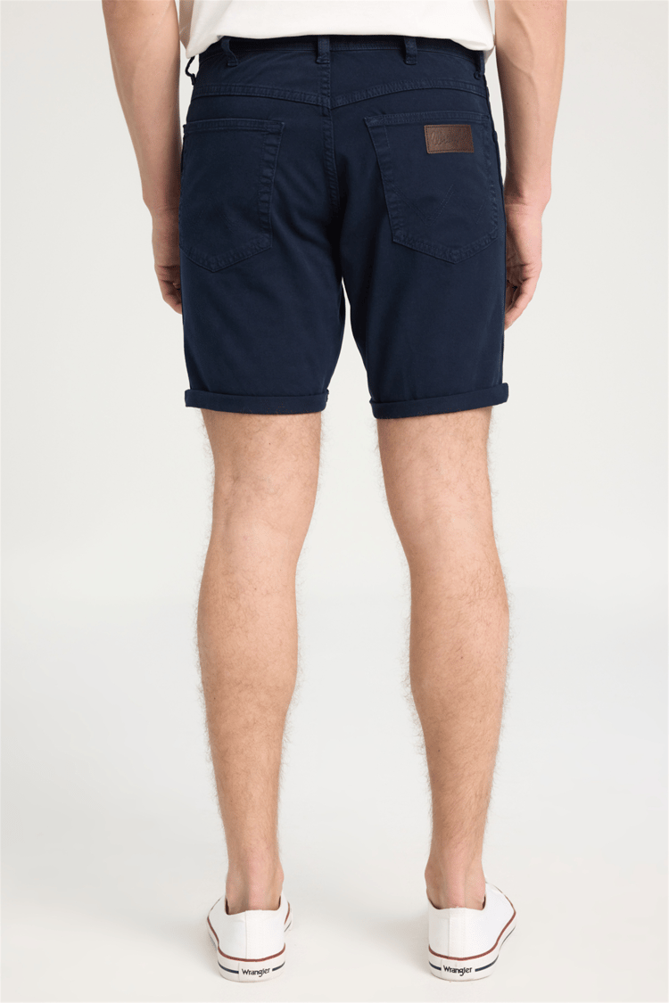 Wrangler W211205 Navy Erkek Slım Normal Bel 5 Cep Non Denım Sort