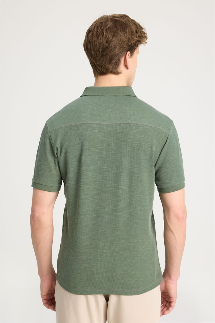 Wrangler W231325 801 Khakı Erkek Polo T-Shırt