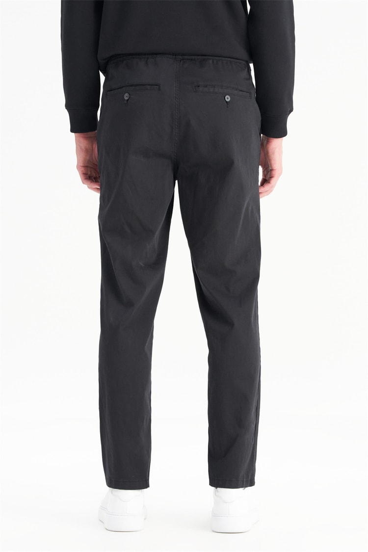 Wrangler Wm01200001 001 Black Erkek Slım Normal Bel Dar Paca Tencel Pantolon