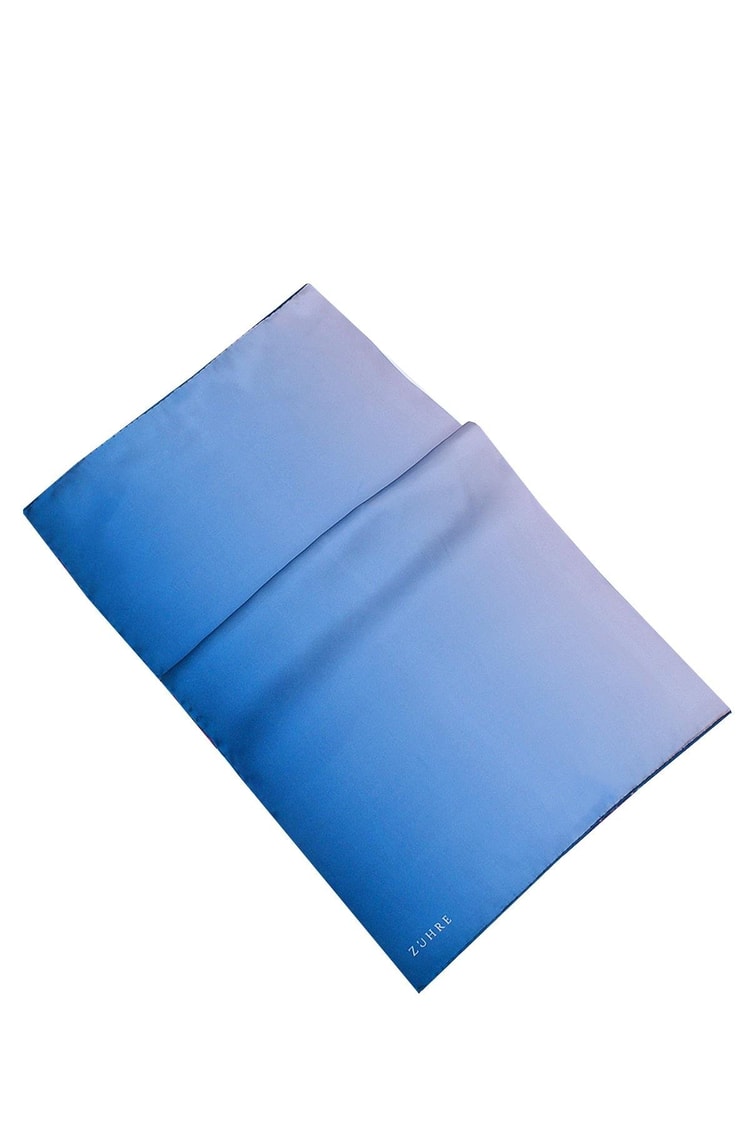 Renk Geçişli İpek Saten Eşarp V19 0075