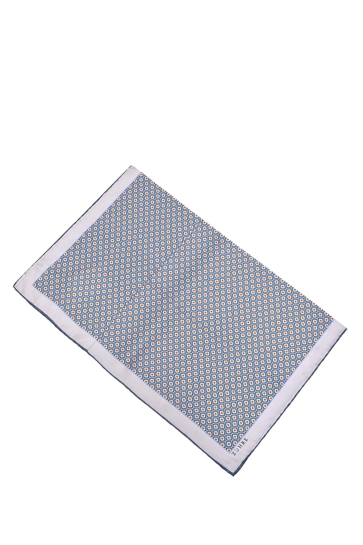 Desenli Polyester Twill Eşarp 0077 V8