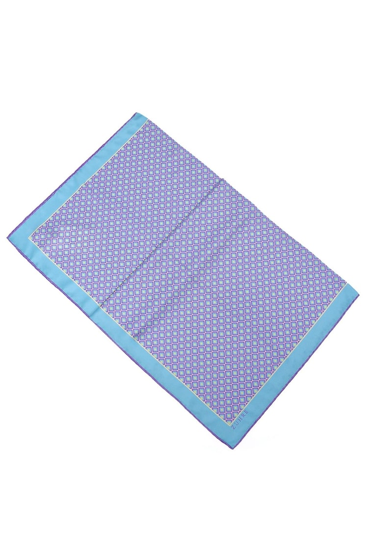 Desenli Polyester Twill Eşarp 0077 V1