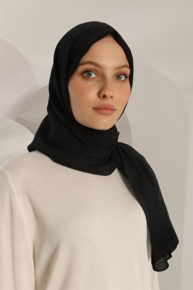 Siyah Basic Sena Şal 0102