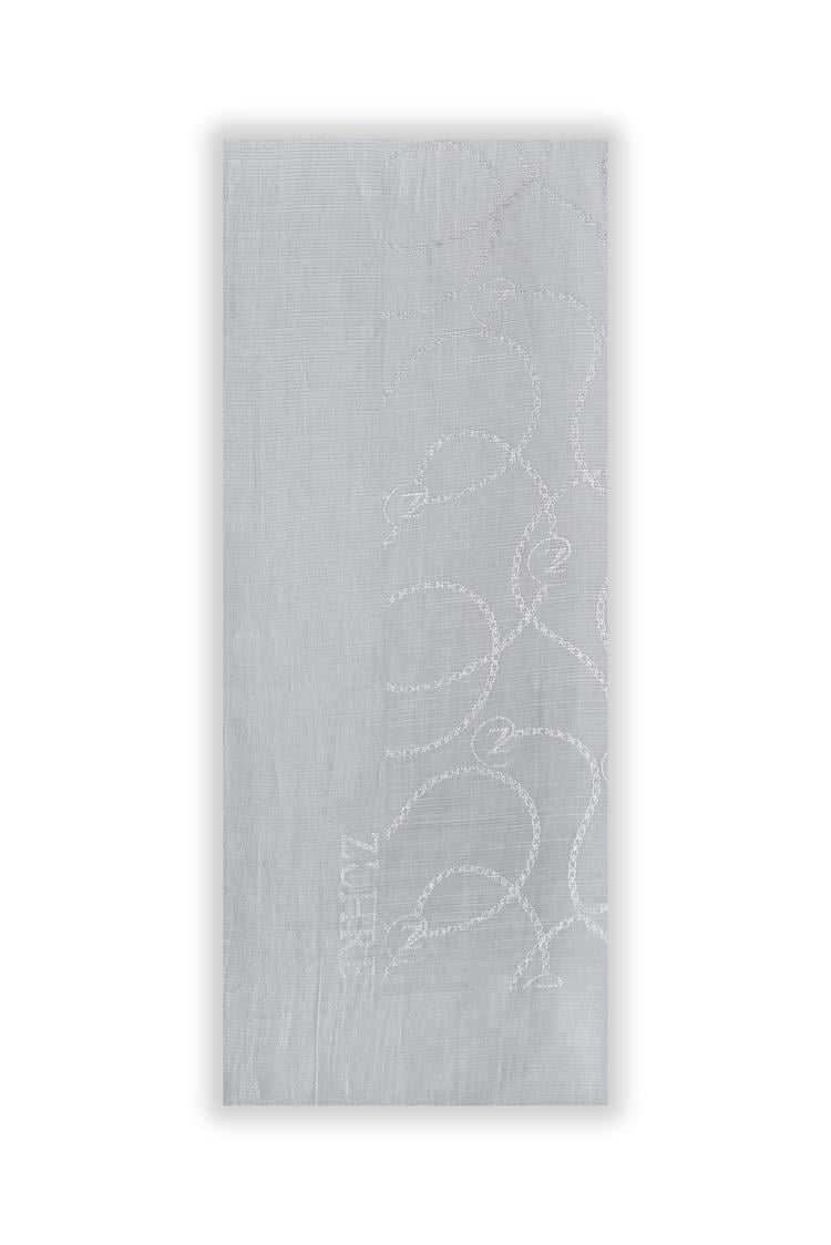 A.Gri Flamlı Şal 0016
