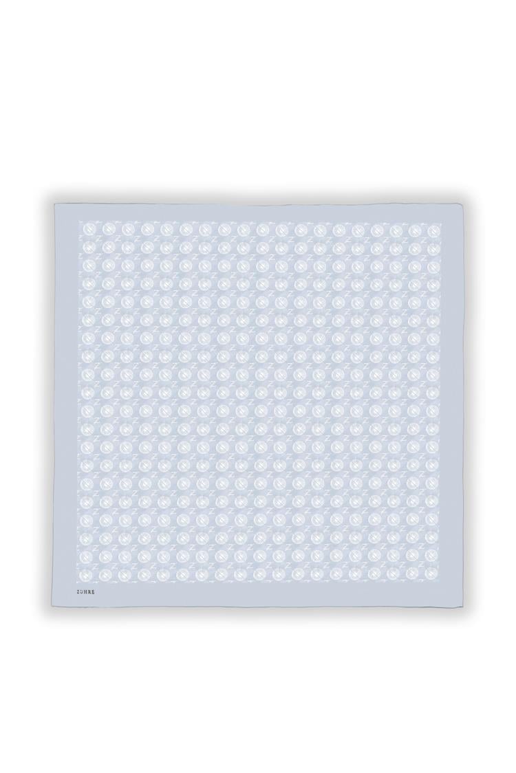 A.Gri Z Monogram Eşarp 0083